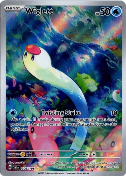 ウミディグダ AR 海外版 英語版 Wiglett - 206/198 -【Card Chicken】