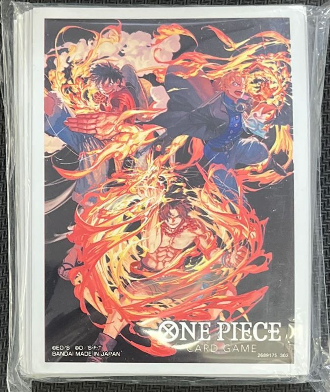 スリーブ『エース・サボ・ルフィ(リミテッドカードスリーブ)』70枚