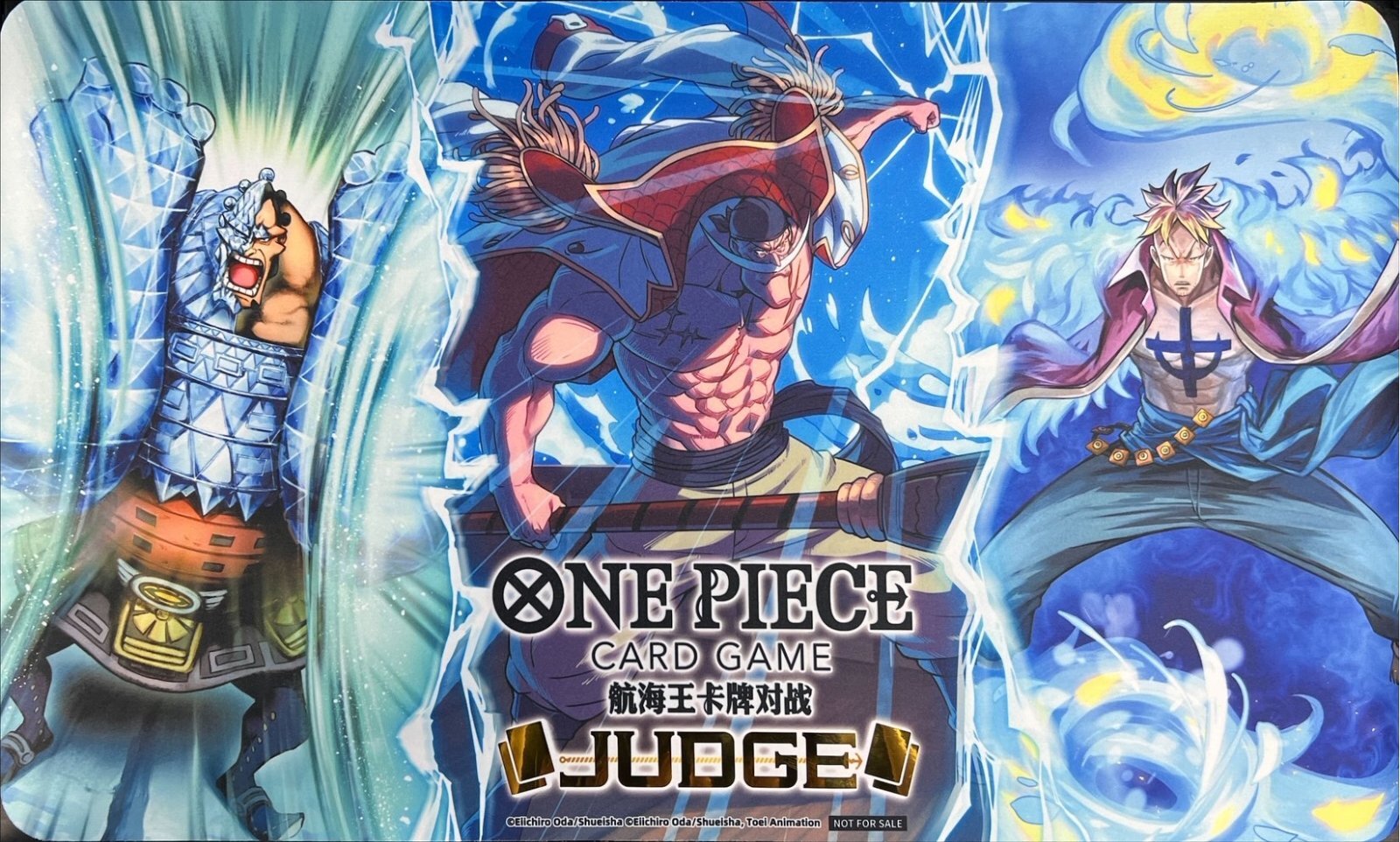 状態A-〕プレイマット『ニューゲート＆マルコ＆ジョズ(JUDGE/中国版