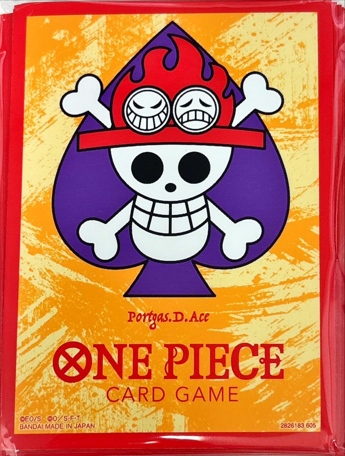 スリーブ『ポートガス・D・エース(海賊旗/リミテッドカードスリーブ