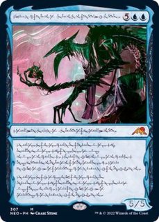 EX+](FOIL)(ファイレクシア語)巨怪な略奪者、ヴォリンクレックス