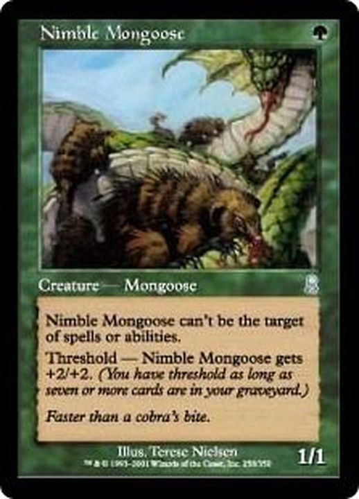 敏捷なマングース Nimble Mon 英語 foil 4枚 MTG EX+]敏捷なマングース