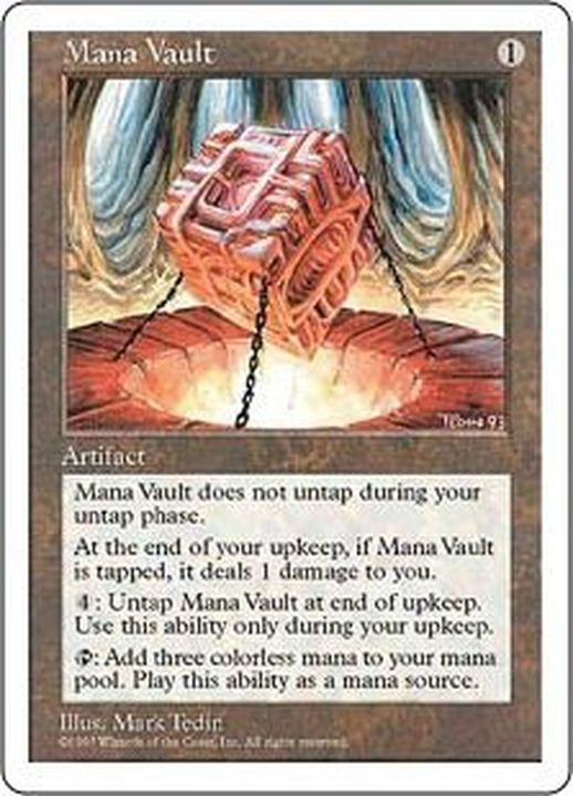 EX+]魔力の櫃/Mana Vault《英語》【5ED】
