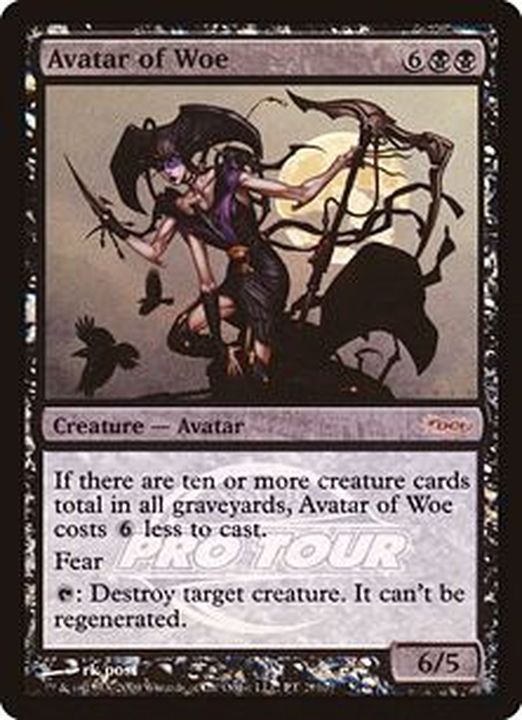 EX+](FOIL)悲哀の化身/Avatar of Woe《英語》【Pro Tour Promos】