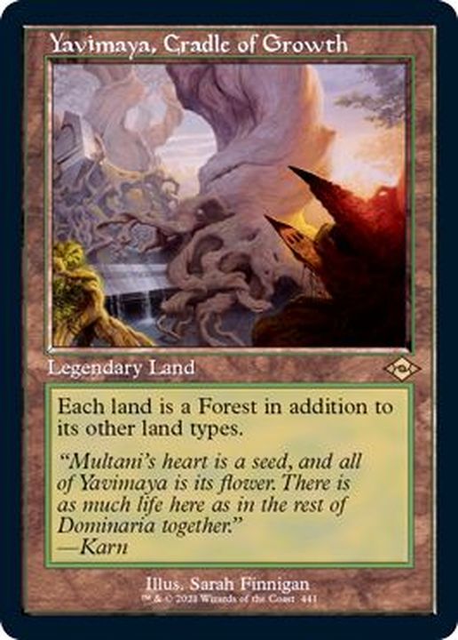 EX+](旧枠仕様)成長の揺り篭、ヤヴィマヤ/Yavimaya, Cradle of Growth