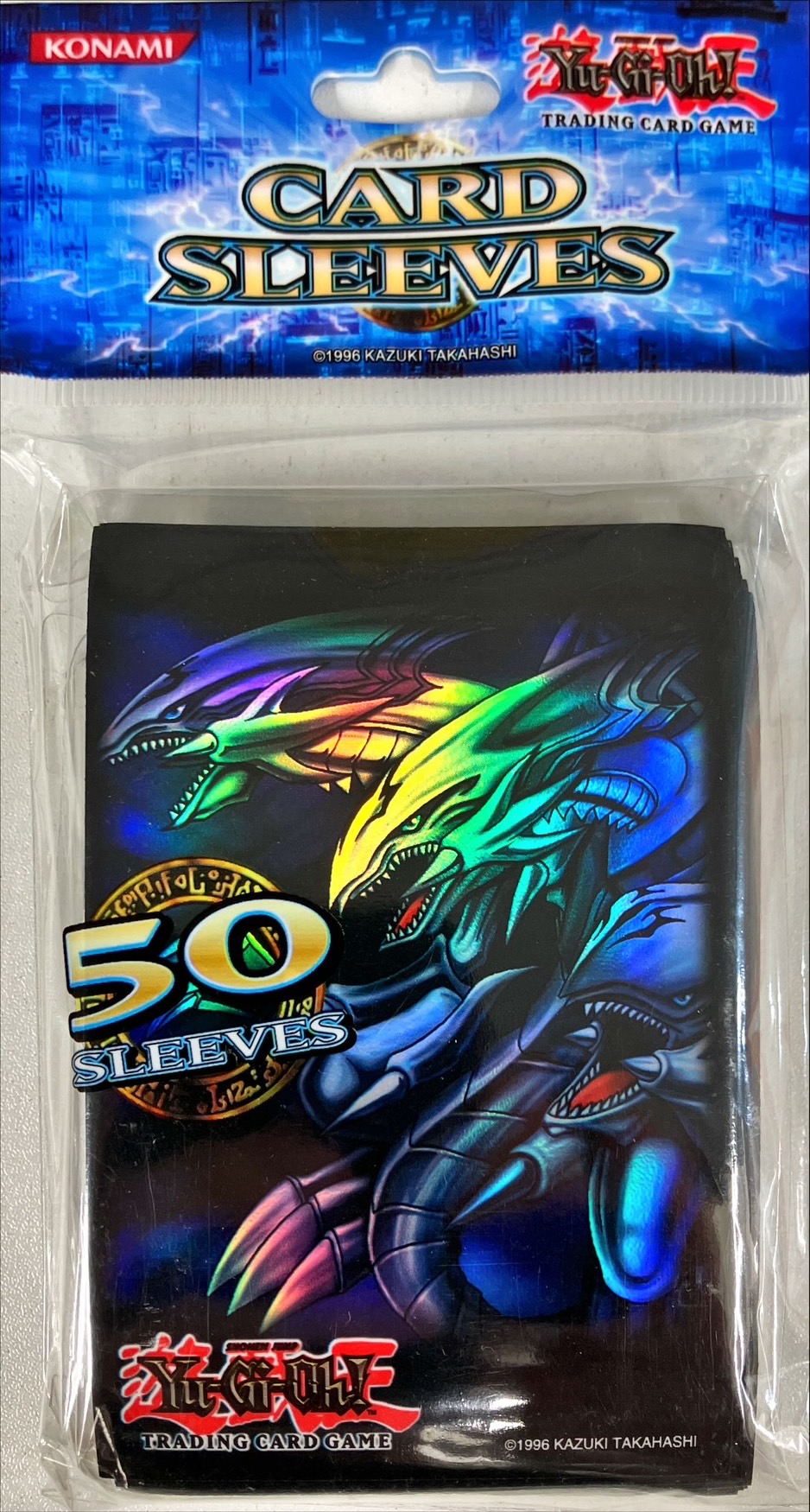 状態A-〕スリーブ『青眼の究極竜(海外製)』50枚入り【-】{-}《スリーブ》