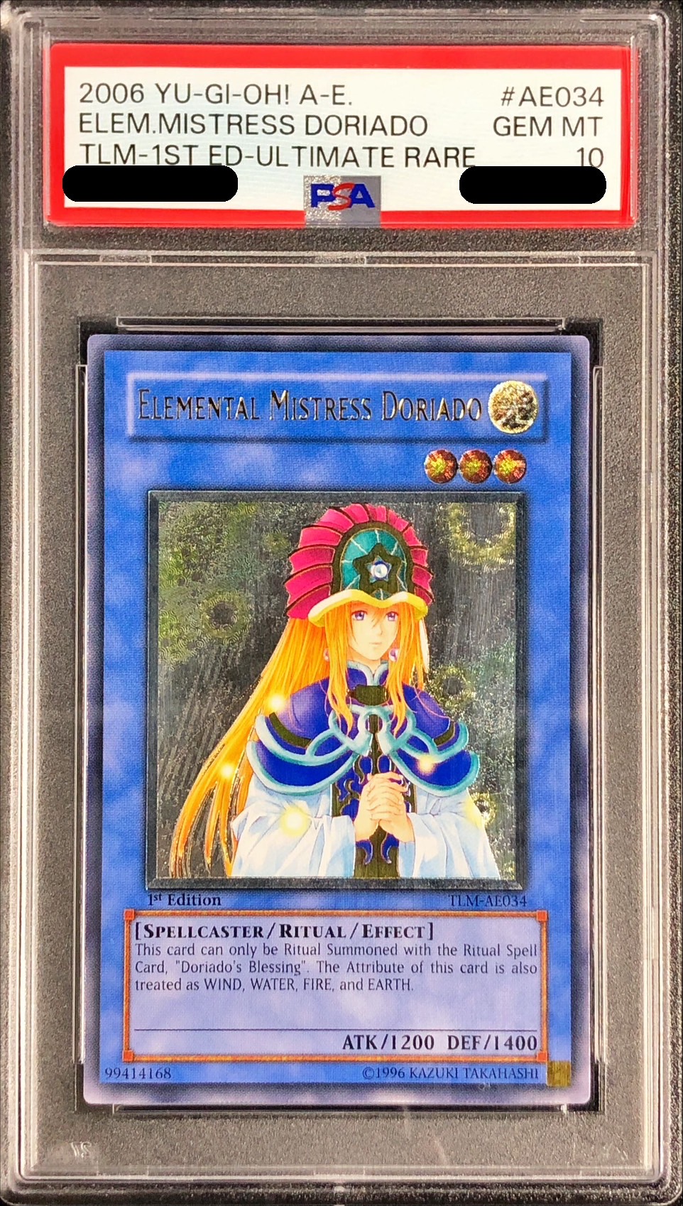 状態難/PSA10鑑定済〕☆旧アジア☆精霊術師ドリアード【レリーフ】{TLM