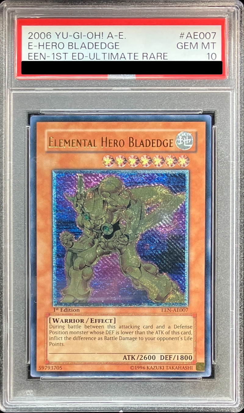 PSA10鑑定済〕☆旧アジア☆EHEROエッジマン【レリーフ】{EEN-AE007