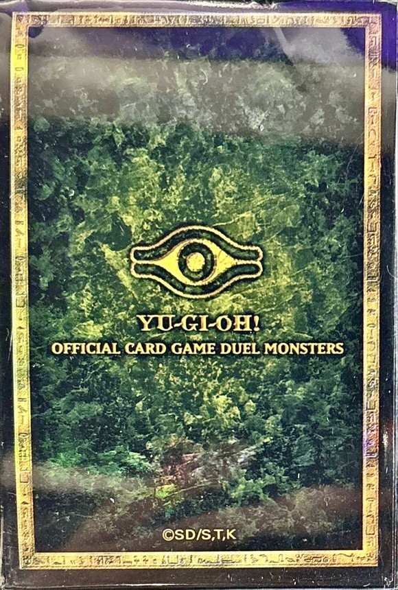 スリーブ『ウジャト眼黒(金枠/ニューロン)』100枚入り【-】{-}《スリーブ》