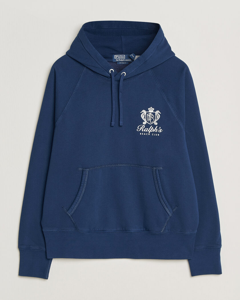 Polo Ralph Lauren Curly Sherpa Full Zip Hoodie Newport Navy at