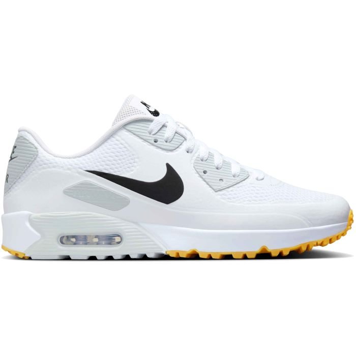 Nike Air Max 90 G Golf Shoes White/Black - Carl's Golfland