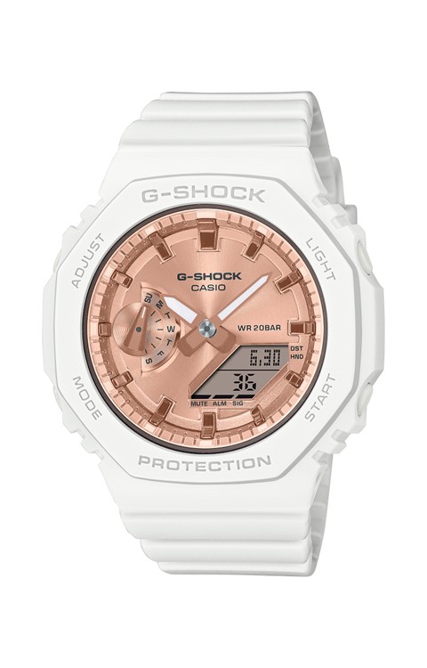 華やかなピンクゴールドが輝く小型の“G-SHOCK” | CASIO