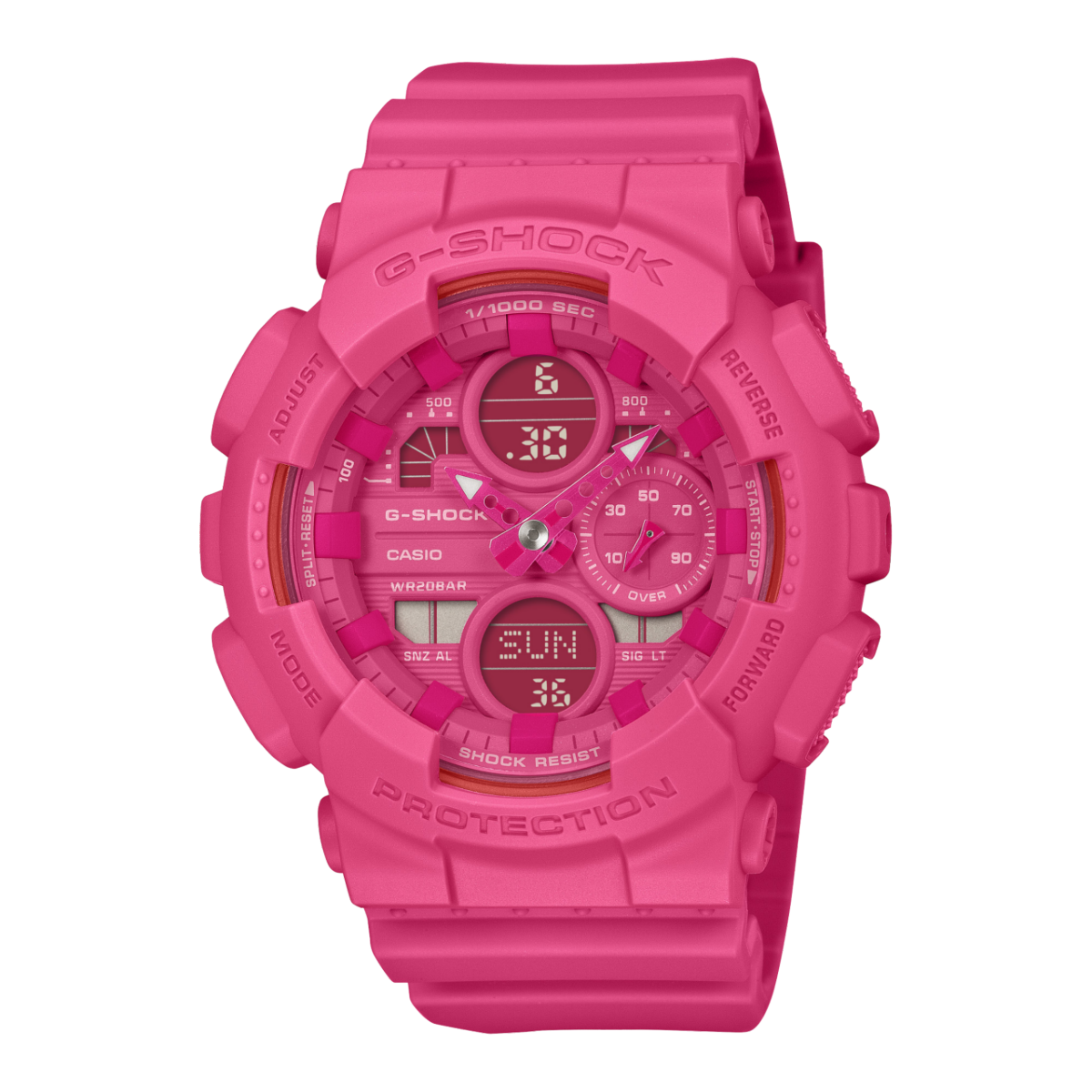 GMAS145PK-4A | G-SHOCK ANALOG-DIGITAL Pink | CASIO