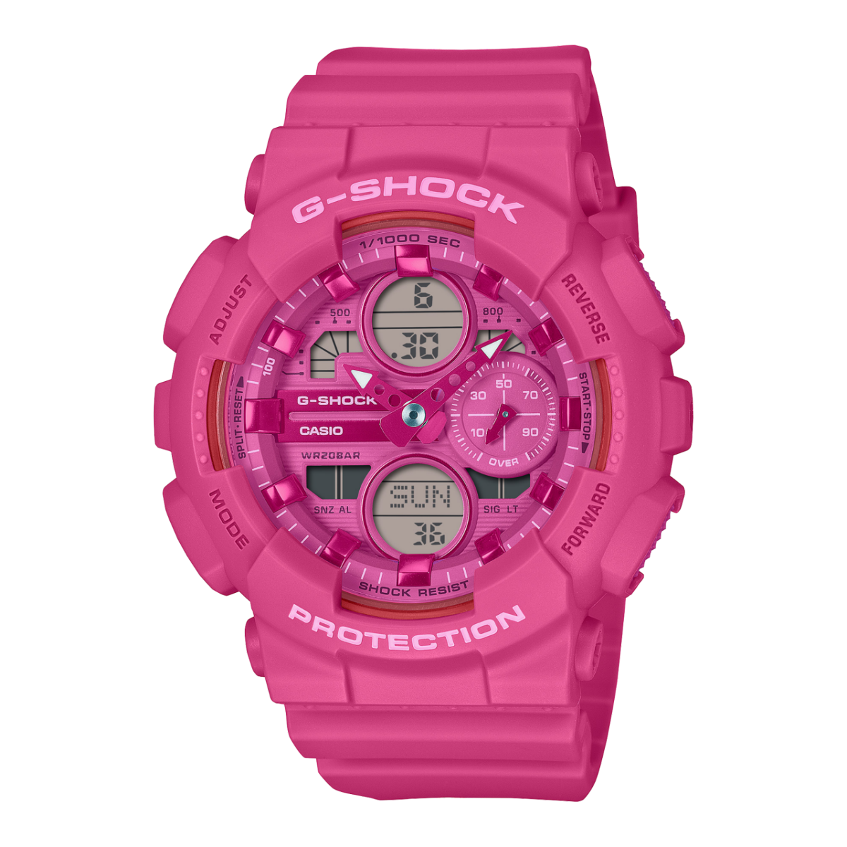 GMAS140PP-4A | G-SHOCK ANALOG-DIGITAL Pink | CASIO