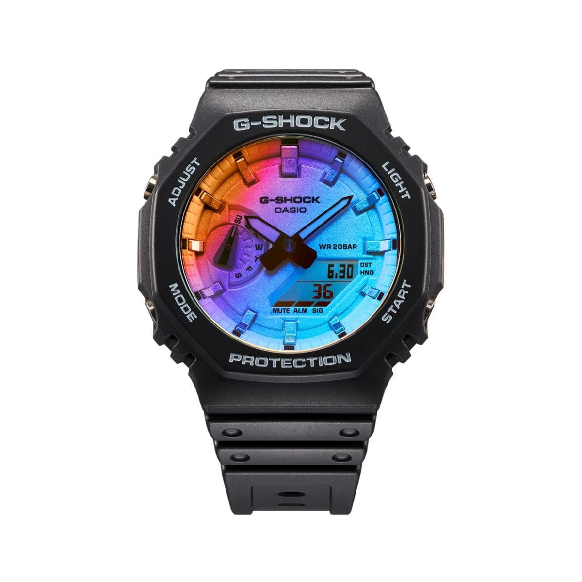 GA-2100SR-1A | G-SHOCK ANALOG-DIGITAL Black | CASIO