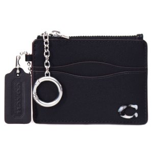 COACH】コーチ Coachtopia コーチトピア ぺブルレザー ロゴ キーリング