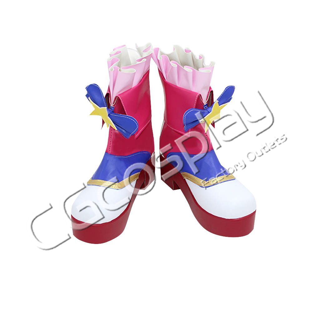アイカツ! 大空あかり ピンクパレード コスプレ靴/ブーツ コスプレ衣装