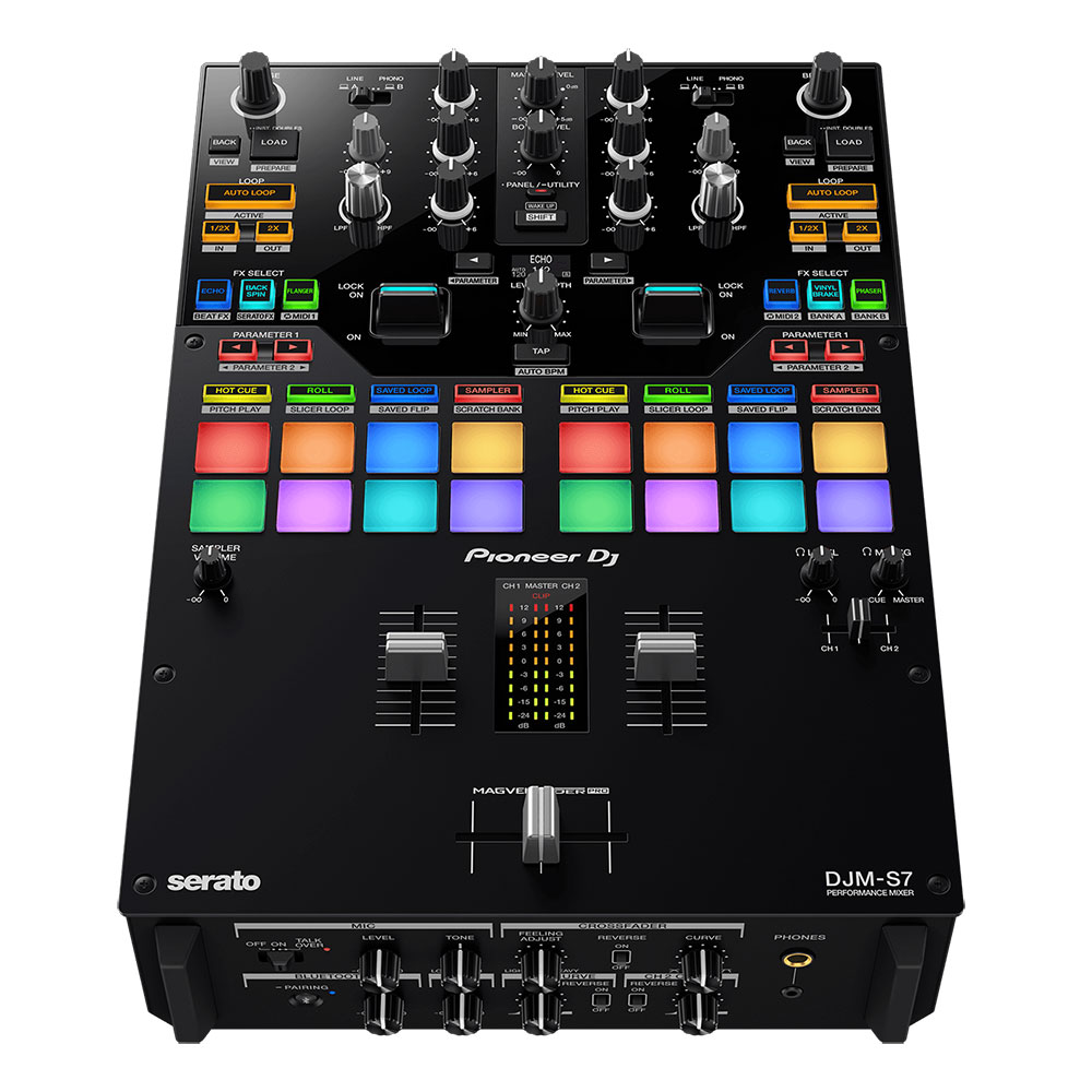 Pioneer DJ DJM-S7 DJミキサー プロフェッショナル向け スクラッチ