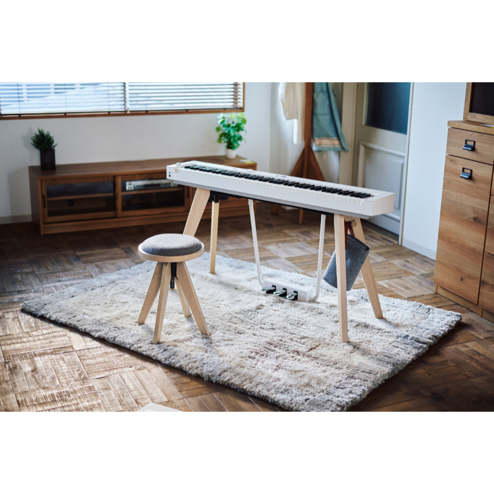 CASIO カシオ CC-7LT 高低自在 ピアノ椅子 ピアノスツール(カシオと関