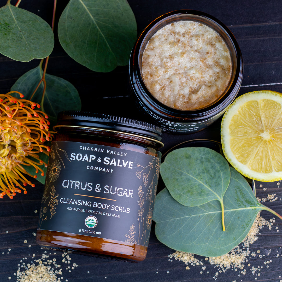Body Cleansing Scrub: Citrus & Sugar – Chagrin Valley Soap & Salve