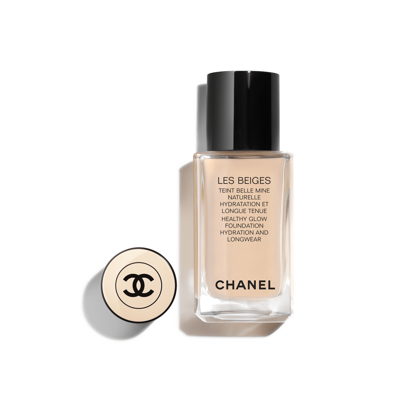 LES BEIGES Healthy glow foundation hydration and longwear Br12