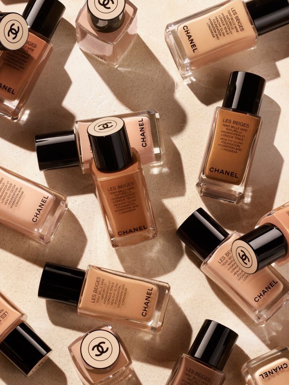 LES BEIGES Healthy glow foundation hydration and longwear Br12