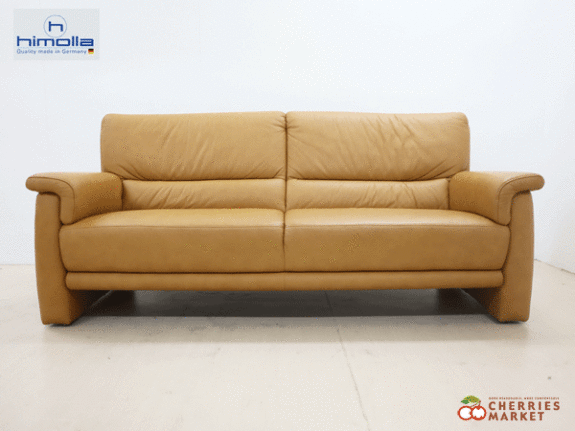 IDC大塚家具】himolla ヒモラ ベルク/タングラム 3人掛けソファ レザー