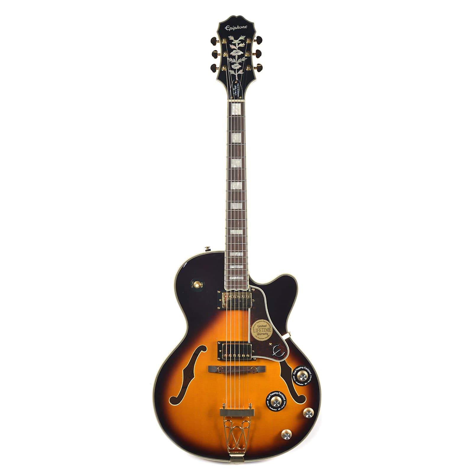 Epiphone Joe Pass Emperor-II Pro Vintage Sunburst w/ProBuckers