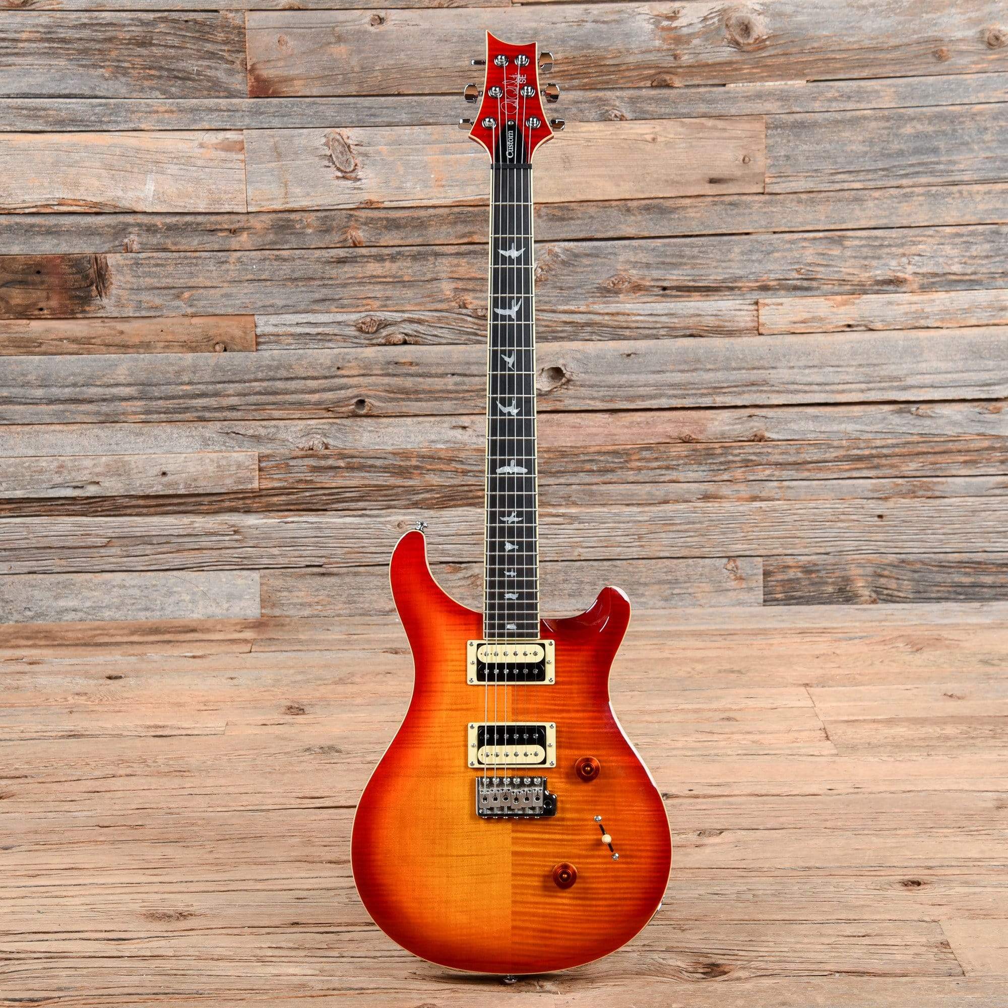 PRS SE Custom 24 Cherry Sunburst 2017 – Chicago Music Exchange