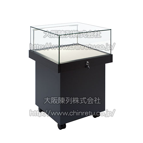 時計・宝飾・アクセサリーショップ｜LED照明付き角形ショーケース製作