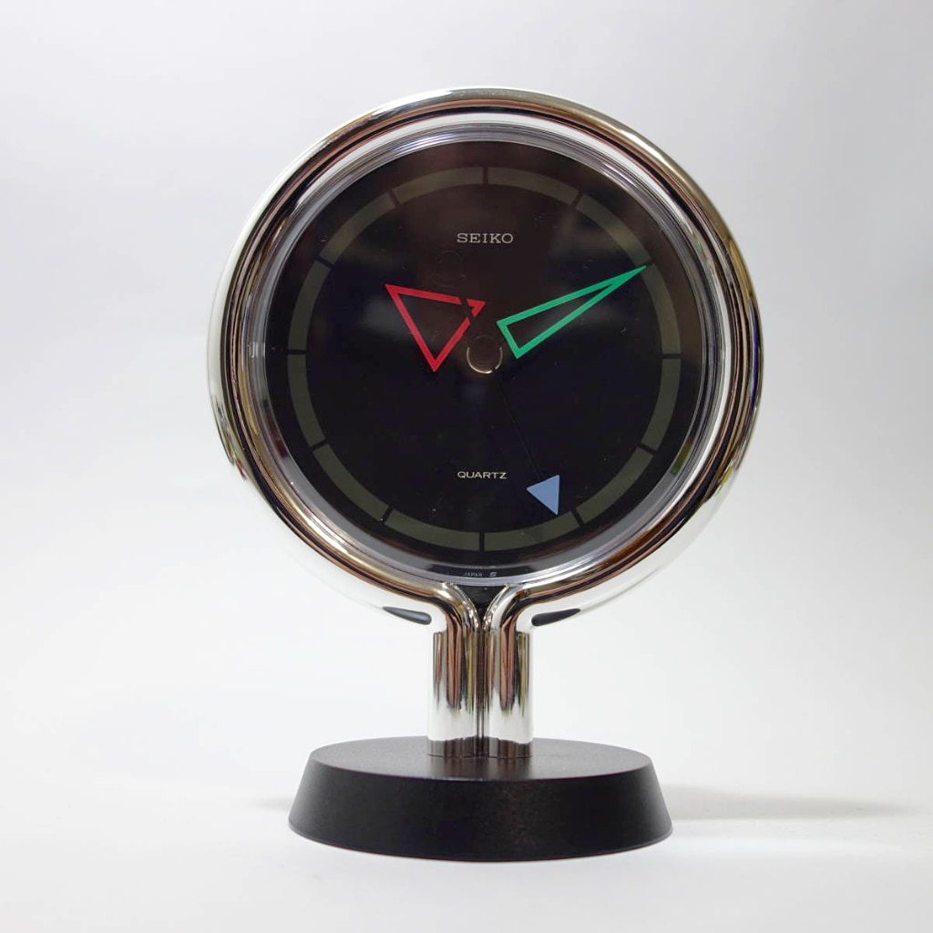 セイコー SEIKO ポストモダンデザイン 置時計 - CRAFTS DESIGN