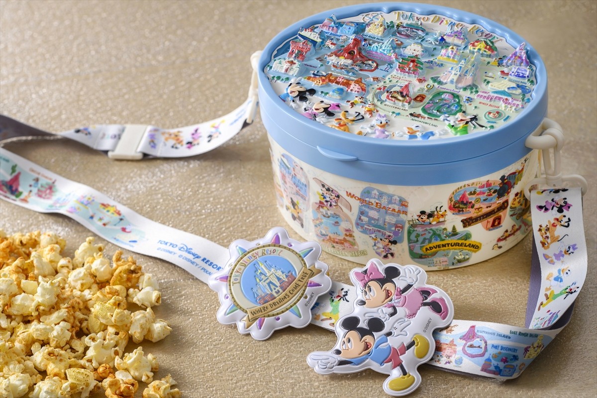 TDRに新ポップコーンバケット！ “新エリア”含むパークのマップを