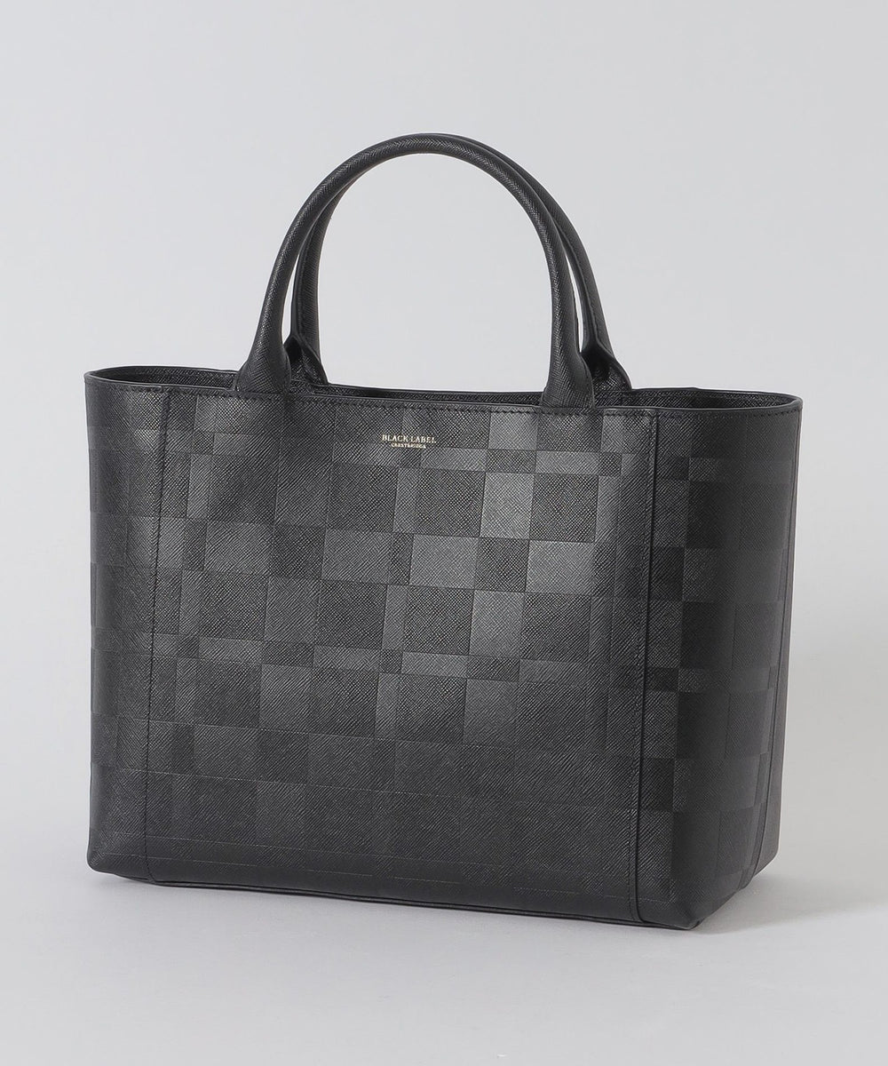エンボスチェックドライビングトート（バッグ）｜BLACK LABEL