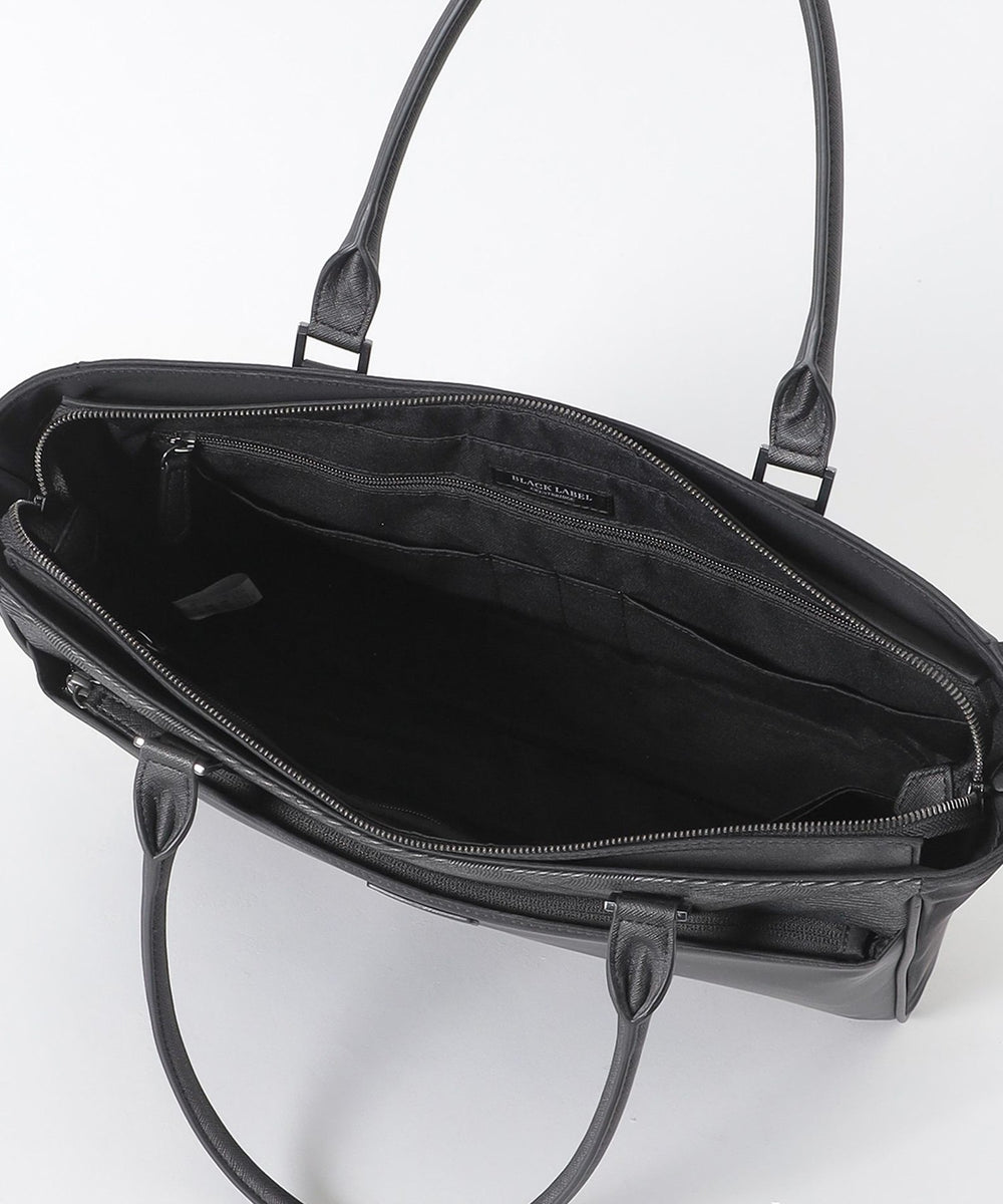 ナイロンコンビカルゼシャドークレストブリッジチェックビジネストート