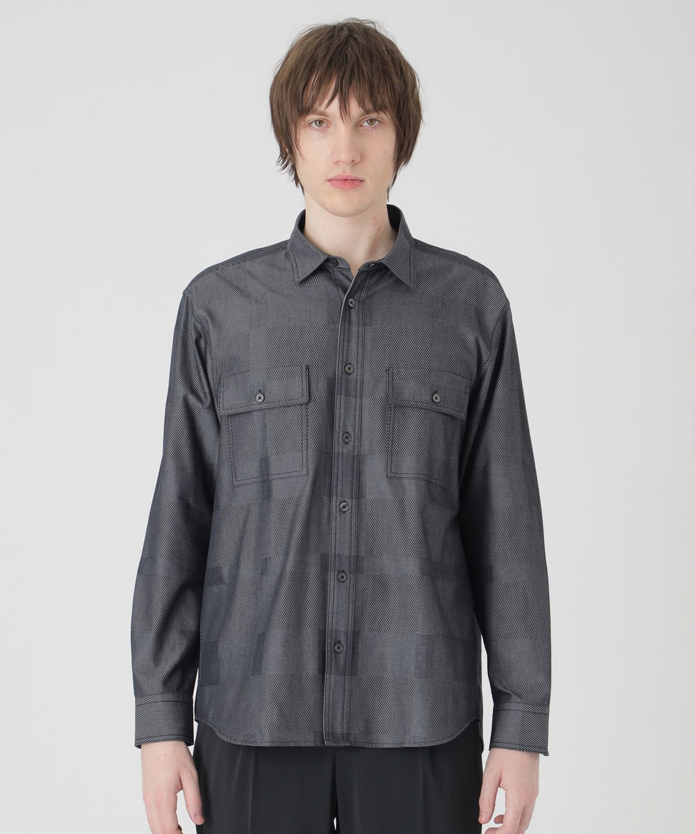 Bristol 長袖シャツ ブラックチェック L 美品 F.C.R.B.(F.C.Real