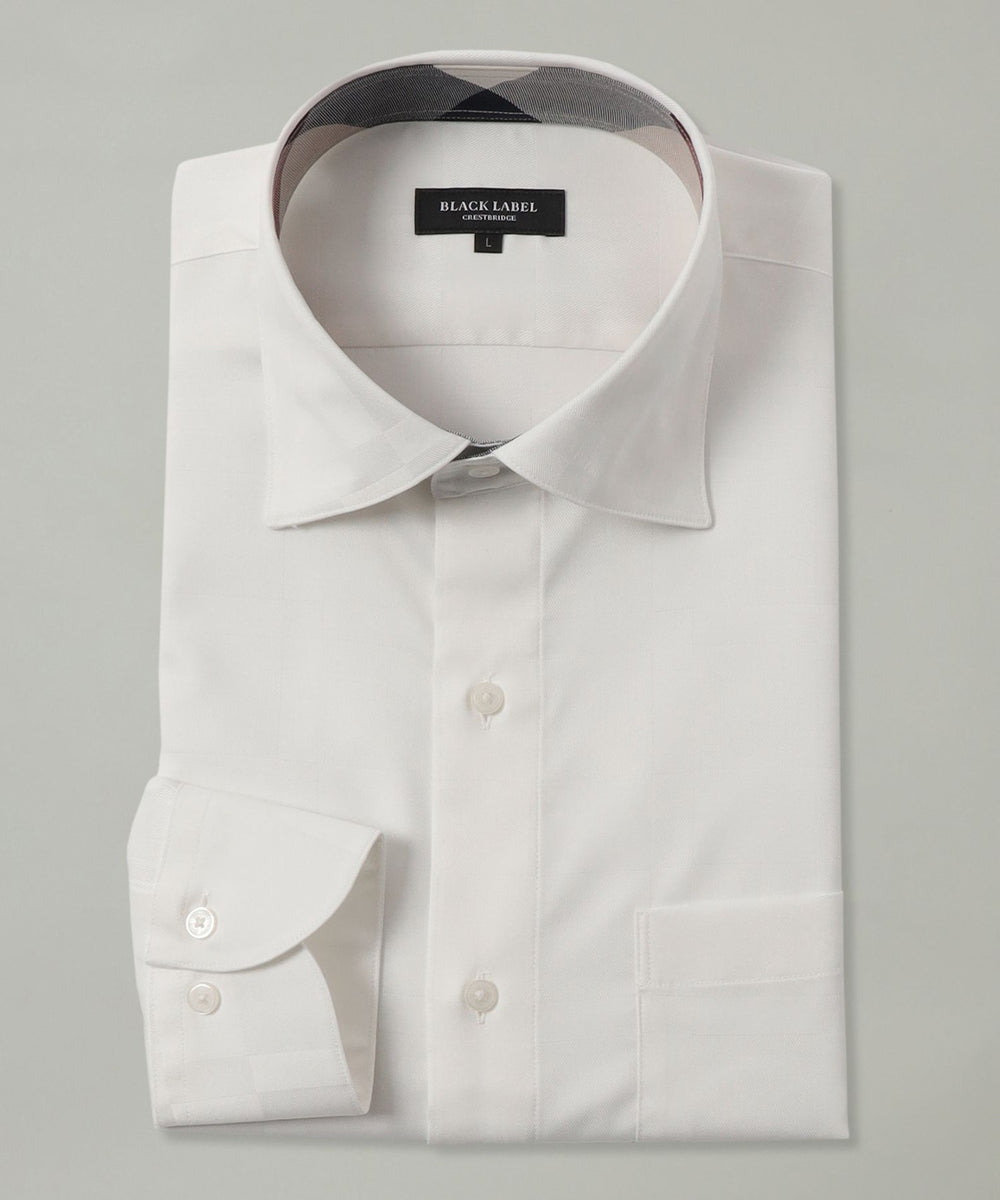 ハーフスケールシャドークレストブリッジチェックセミワイドカラー