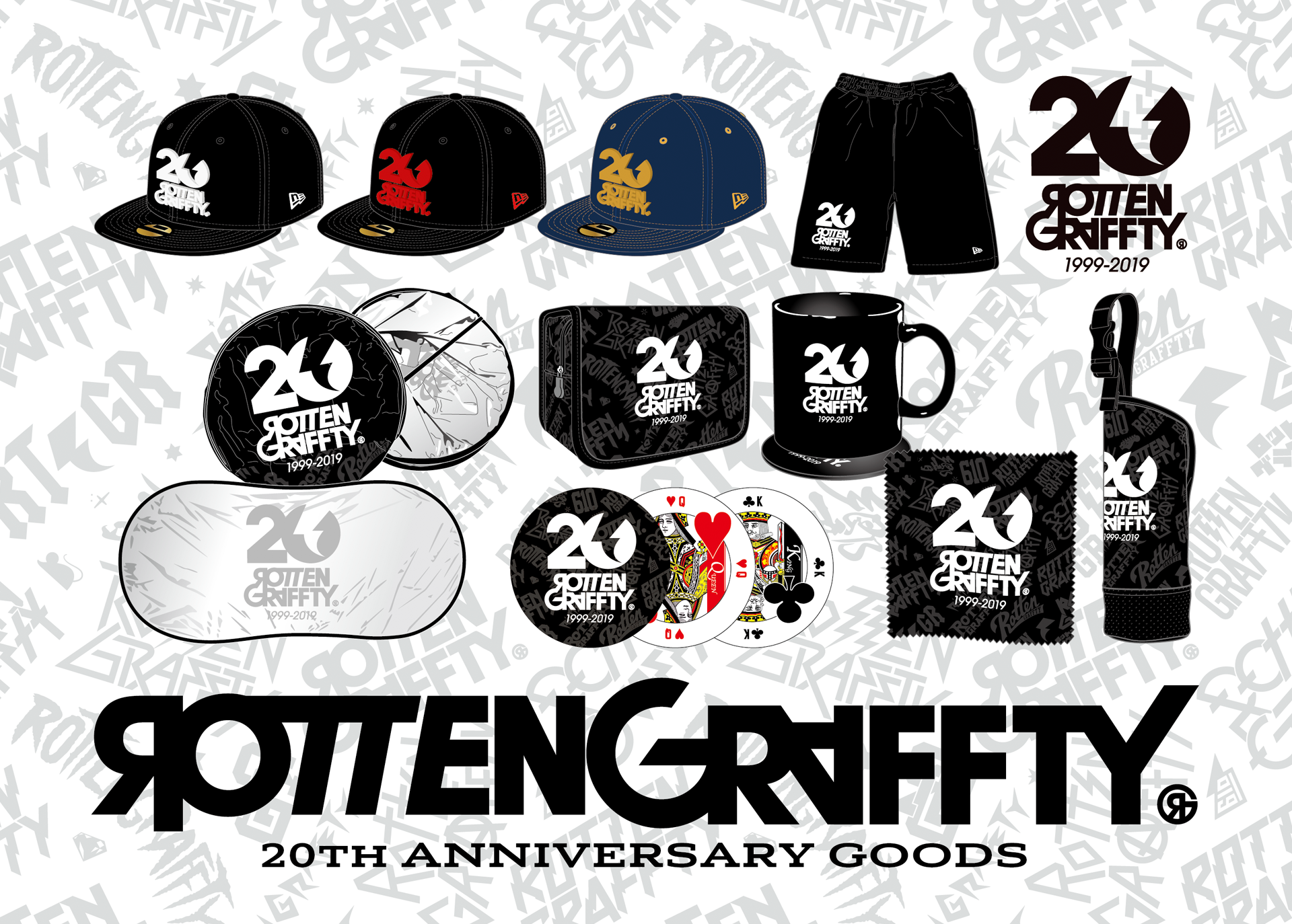 ROTTENGRAFFTY 結成20周年記念グッズ | CAPITAL RADIO ONE