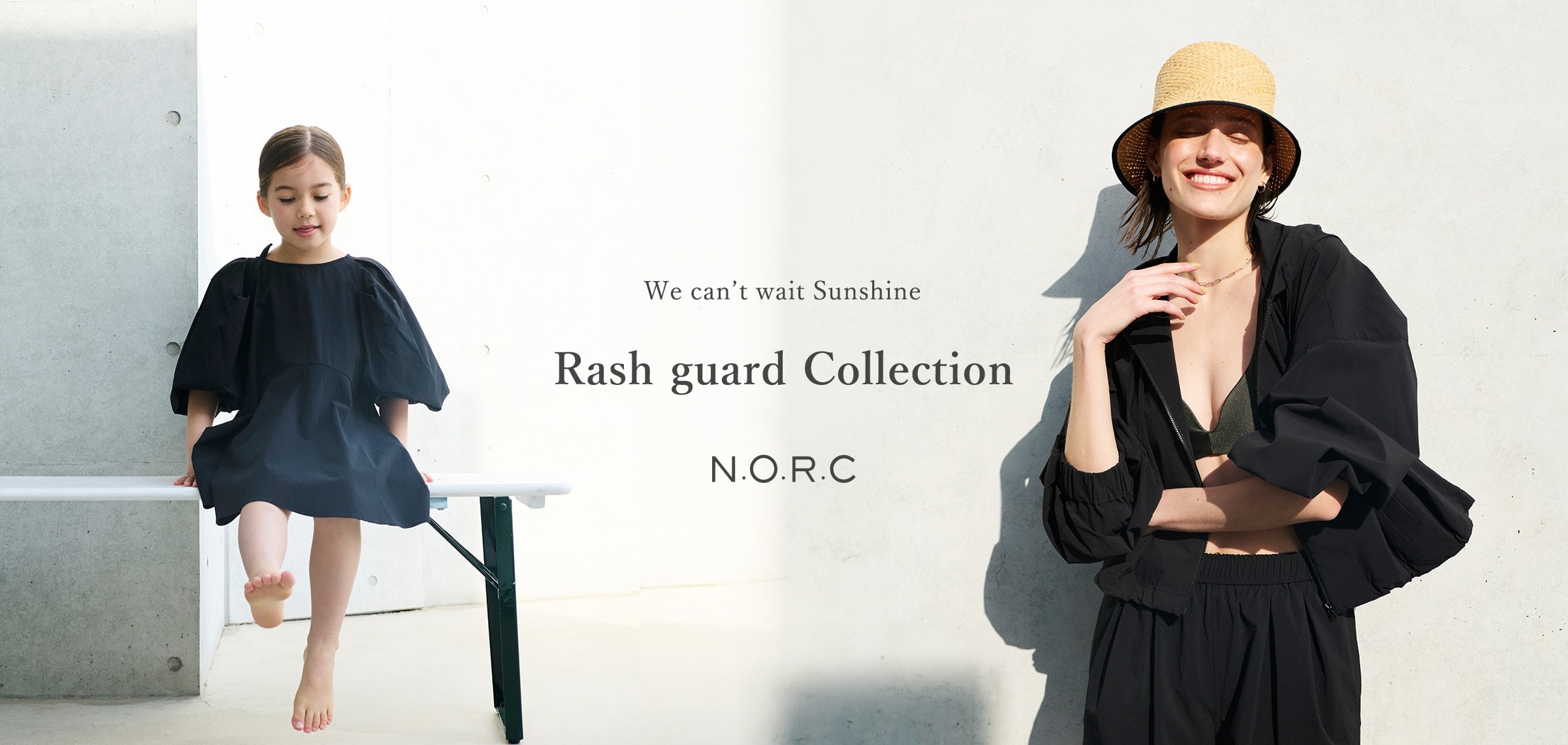 N.O.R.C We can't wait Sunshine Rash guard Collection | CROSS PLUS