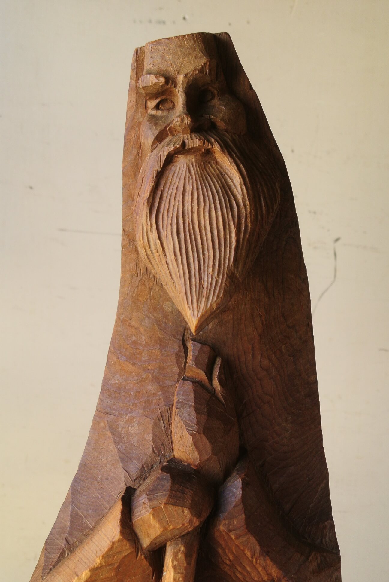 瀧口政満 無題 木彫 - アンティーク雑貨・古道具の札幌 アンティーク