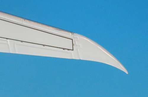 NH20099 1:200 BOEING 777-9 ANA 空中姿勢 完成品ソリッド(ギアつき