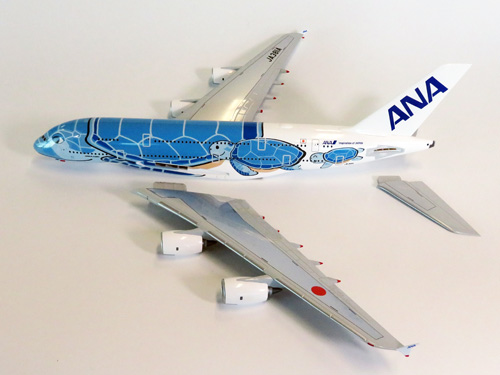 NH20163 1:200 A380 JA381A FLYING HONU ANAブルー スナップフィット