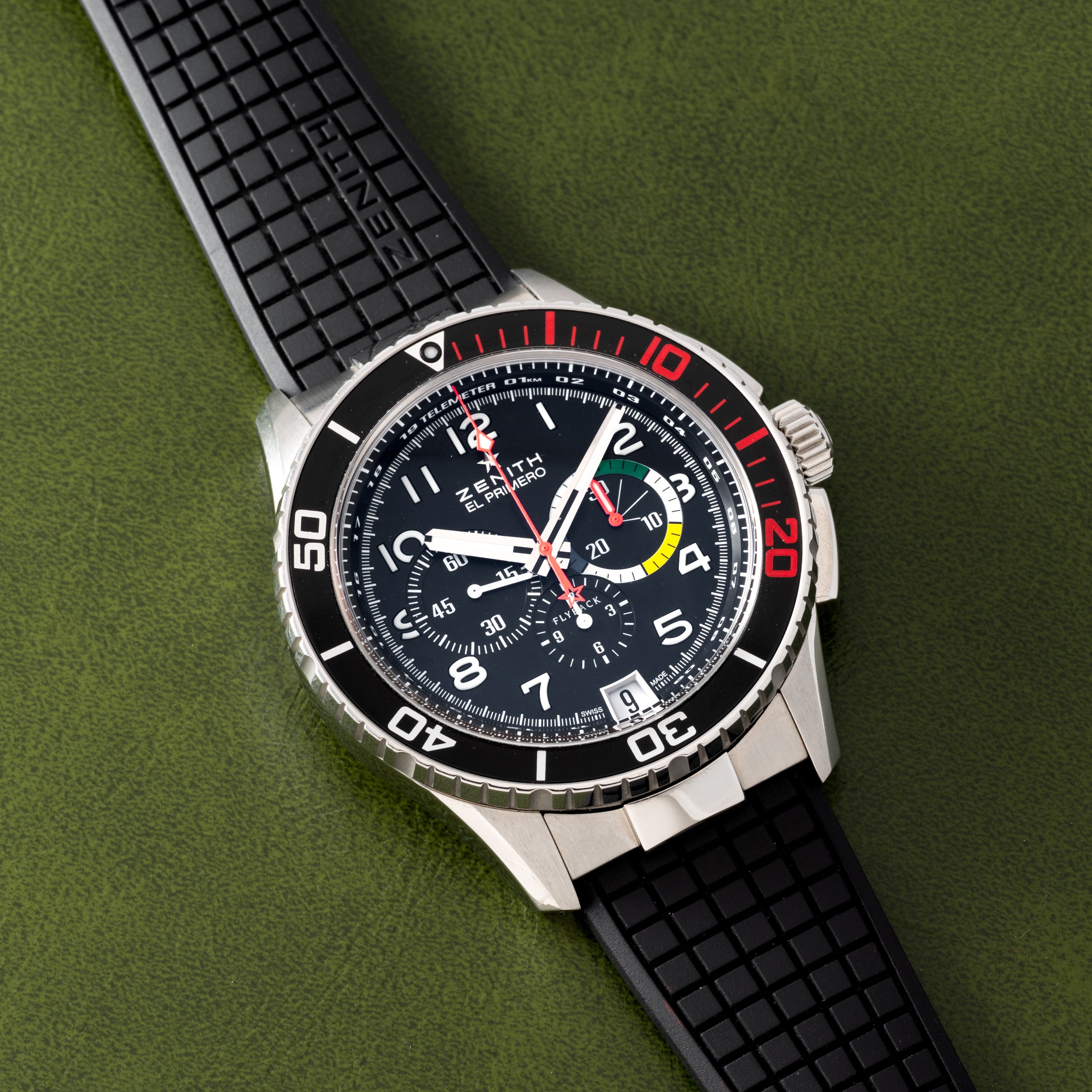 Zenith El Primero Stratos Flyback Rainbow – Analog:Shift