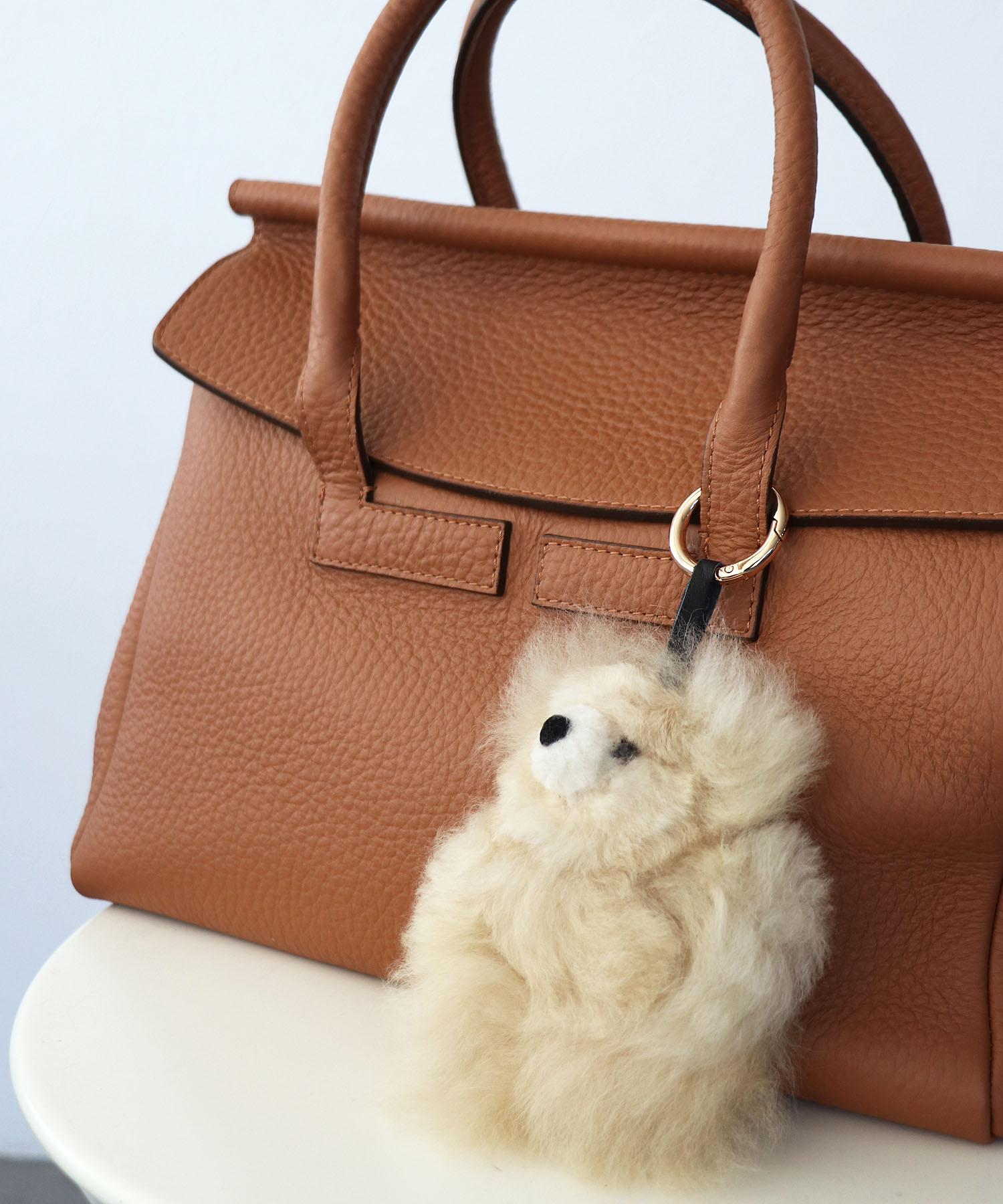 Small Bear Baby Alpaca Key Ring【コージー/COSY】 | AND ON JIONE