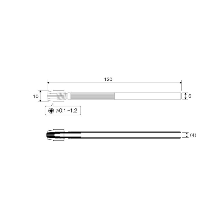 ピンバイス貫通式 0.1～1.2mm（丸軸径） | ANEXブランドのドライバー