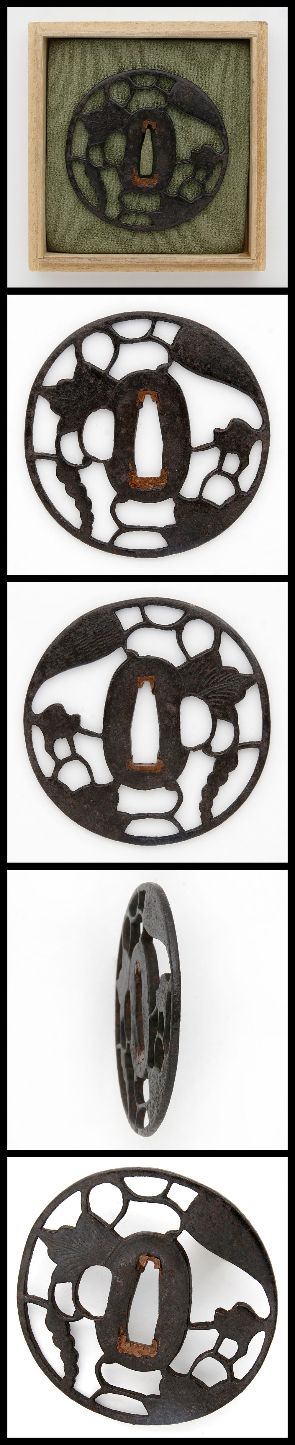 鍔：無銘（古正阿弥）（保存刀装具） | 日本刀販売の葵美術