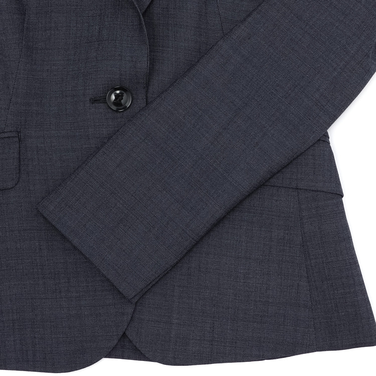 新品 未使用品 洗えるキレイスーツ ブルーチェック 3点セット AOKI