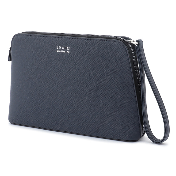 軽量 4Way仕様 サフィアーノレザー クラッチバッグ LES MUES【AOKI公式