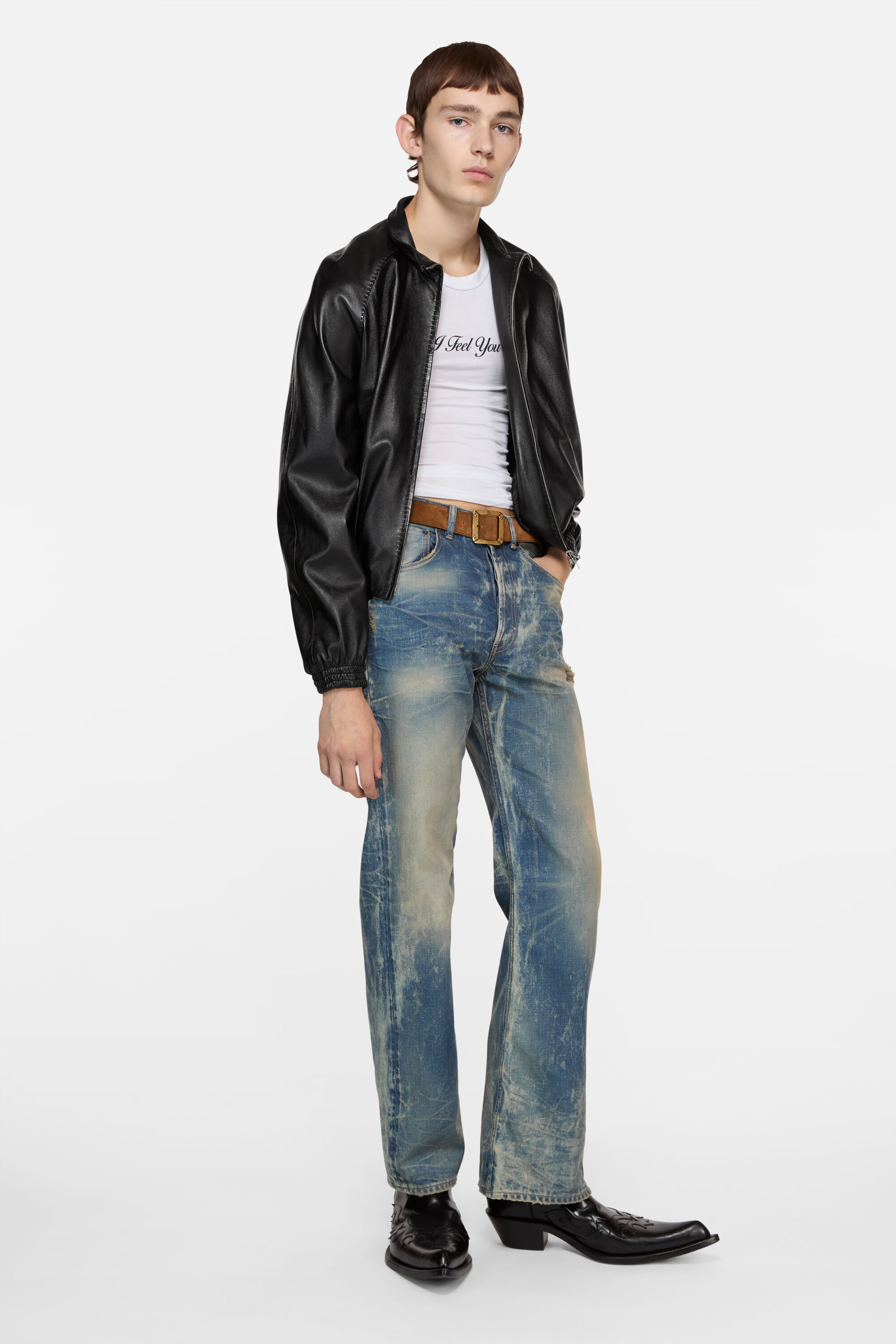 Acne Studios - レザージャケット - ブラック