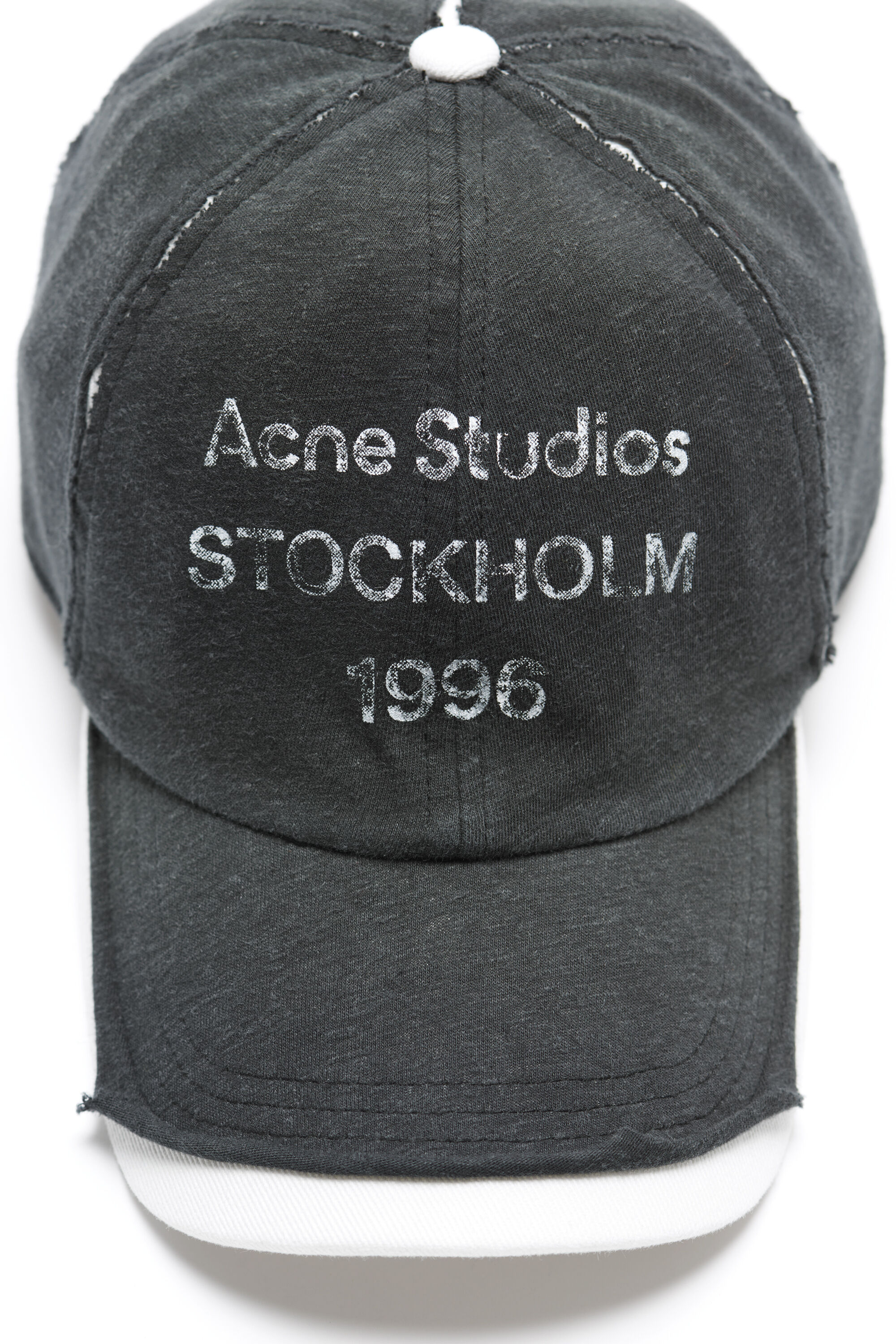 Acne Studios - Logo stamp cap - Black