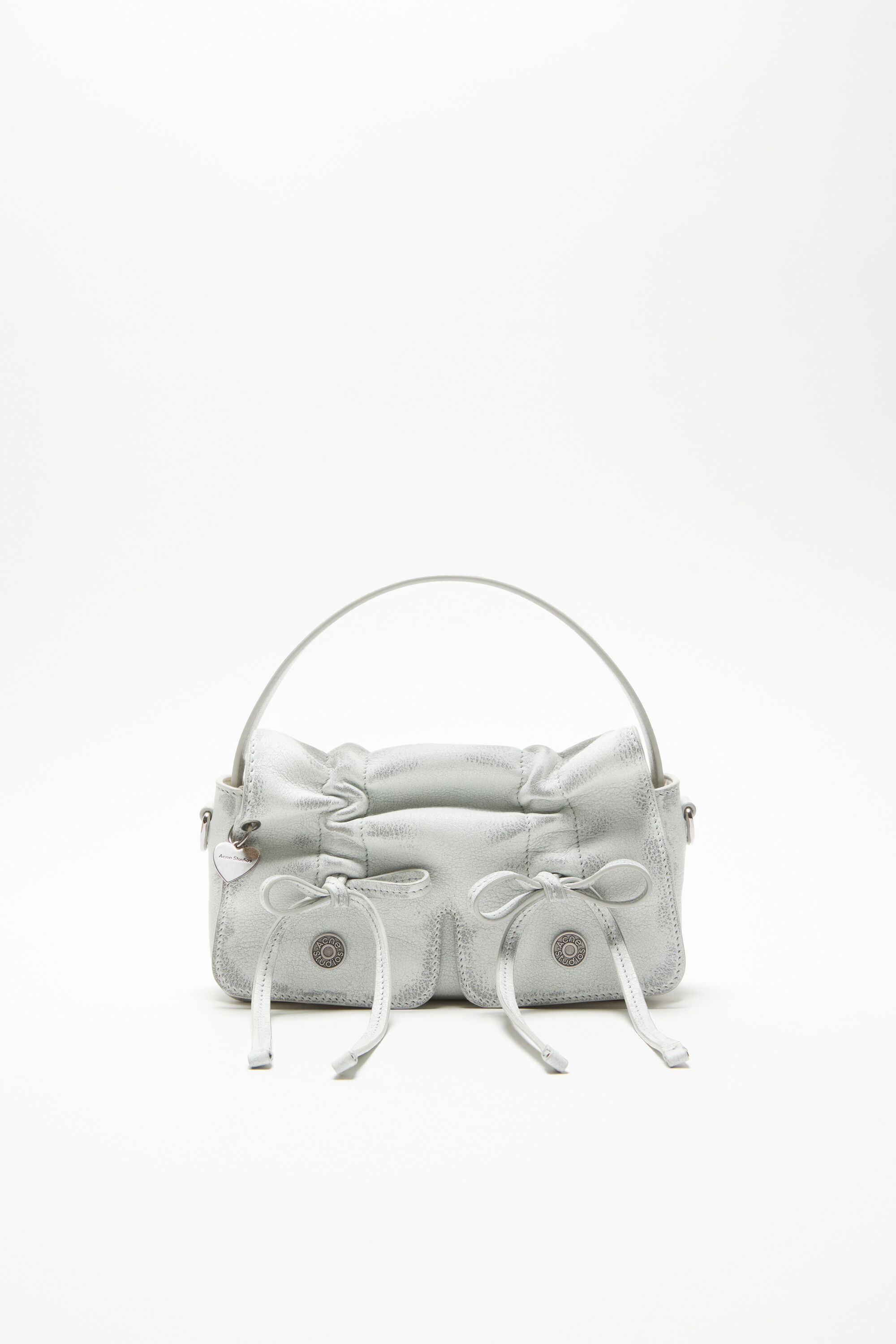 Acne Studios - Multipocket micro bag - White/grey